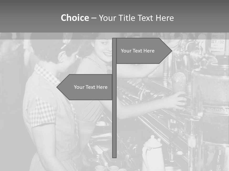 Globe Downtown Grey PowerPoint Template