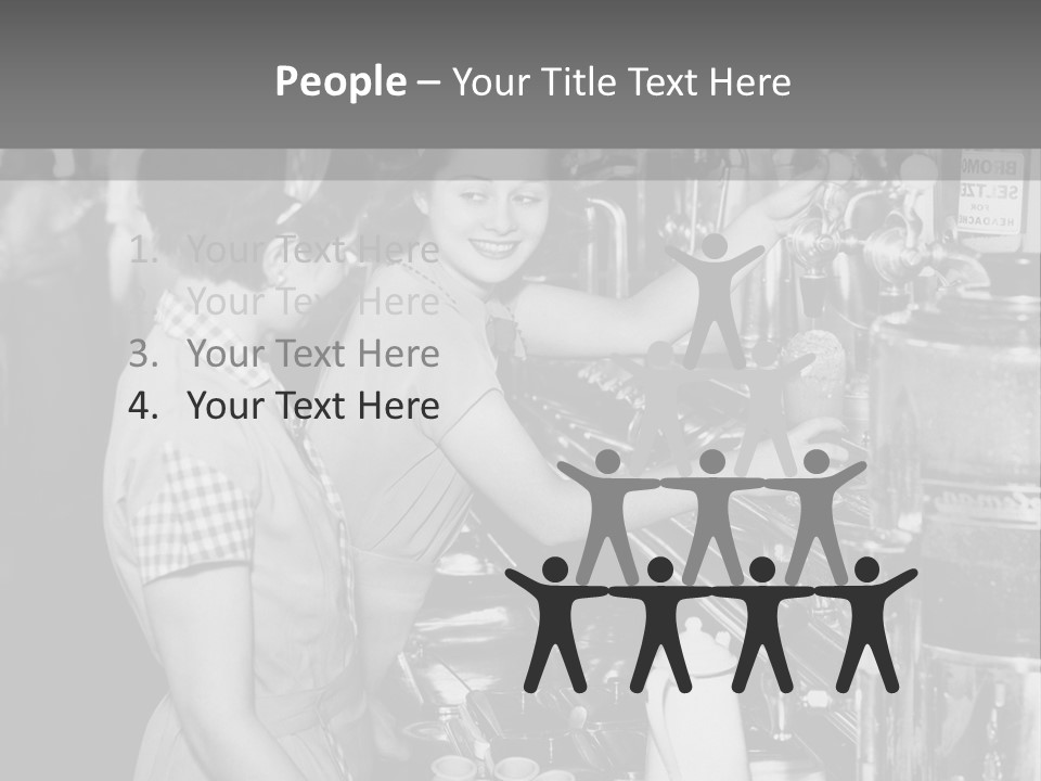 Globe Downtown Grey PowerPoint Template