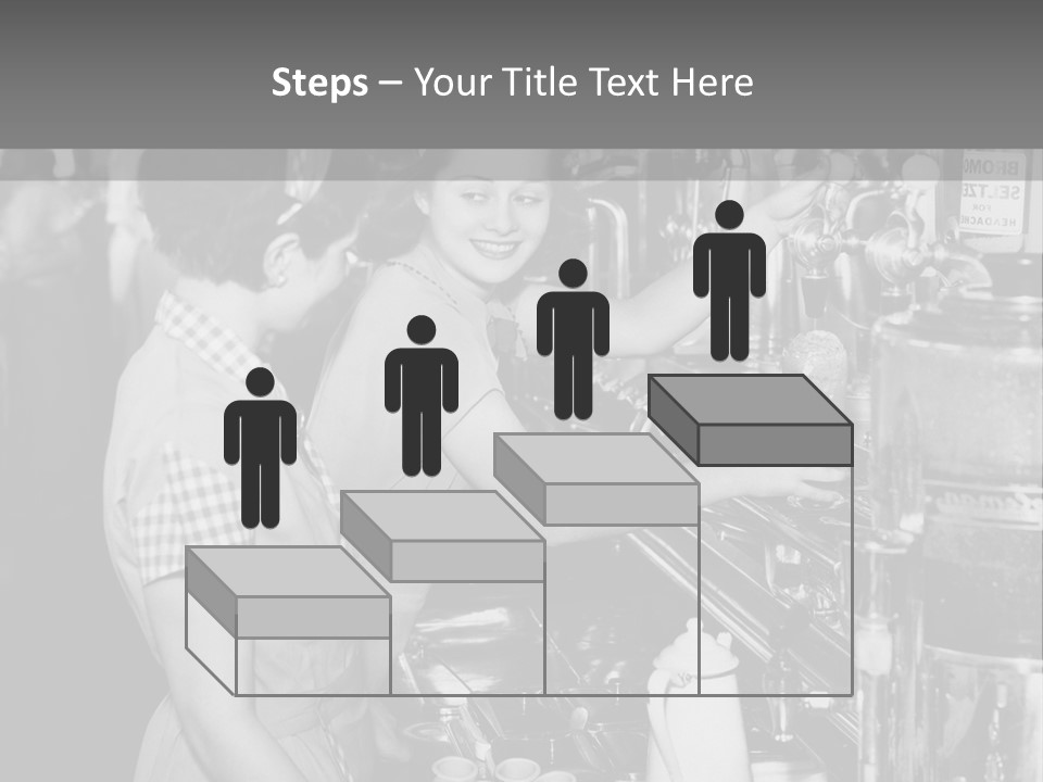 Globe Downtown Grey PowerPoint Template