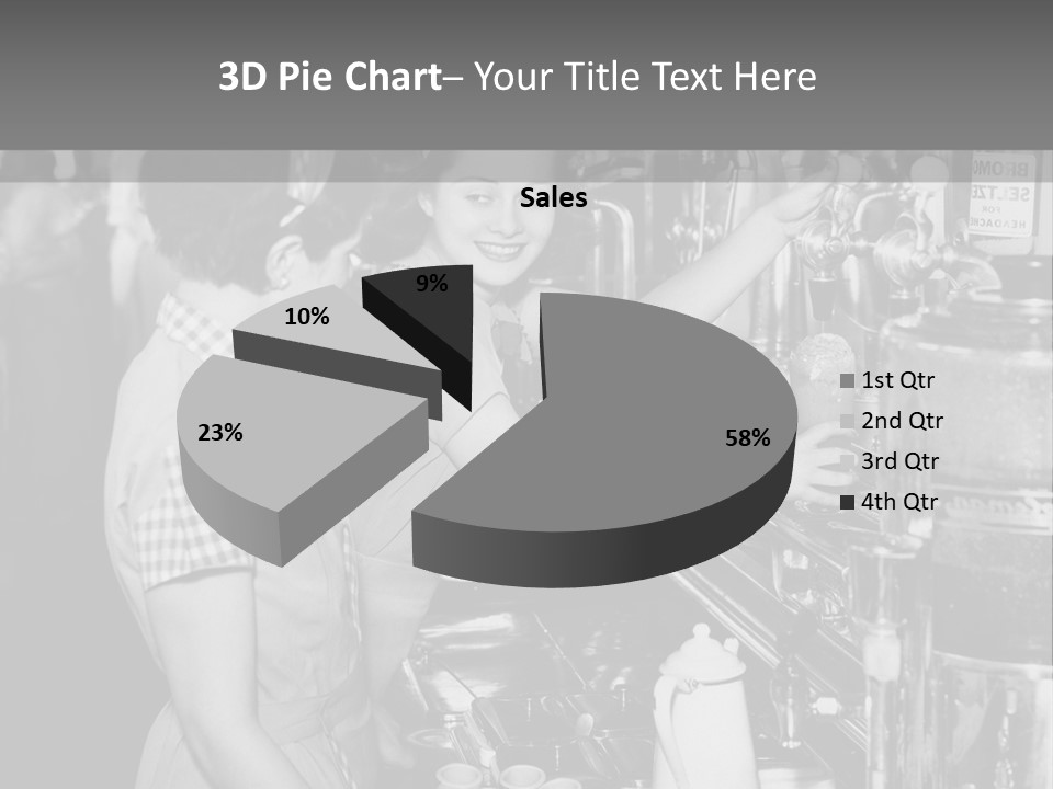 Globe Downtown Grey PowerPoint Template