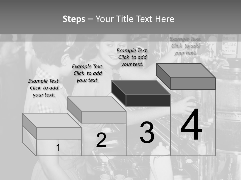 Globe Downtown Grey PowerPoint Template