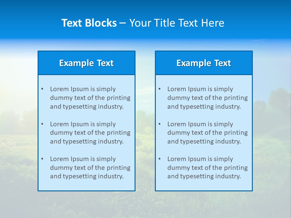 Structure Environment Concept PowerPoint Template
