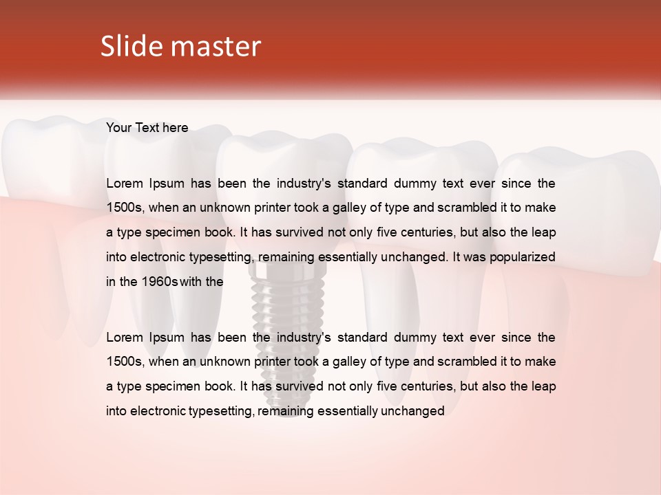 Black Earth Render PowerPoint Template