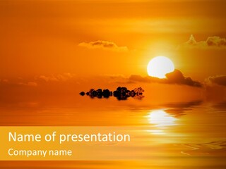 Sphere Environment Downtown PowerPoint Template