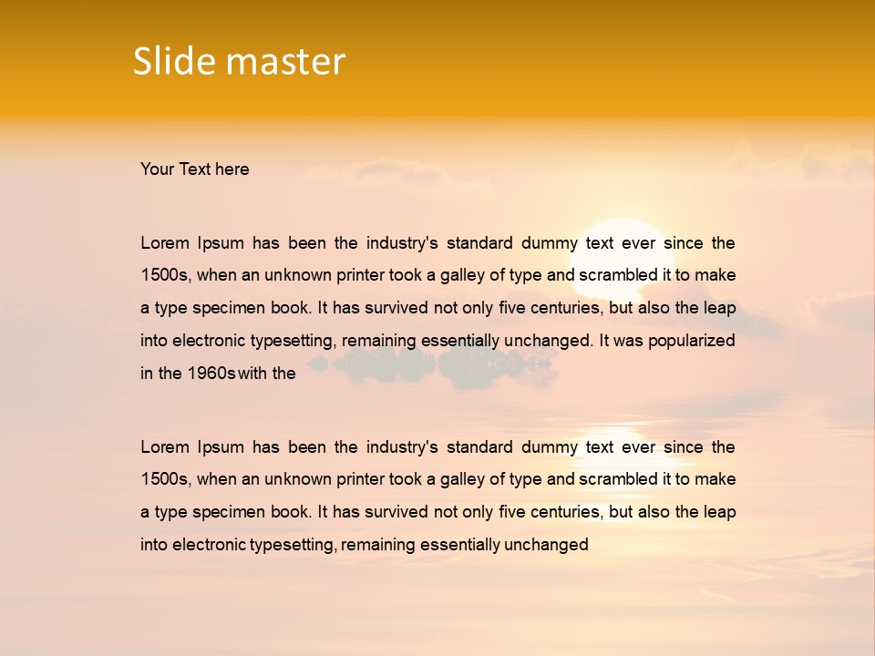 Sphere Environment Downtown PowerPoint Template