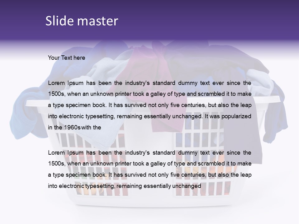 Graphic Skyscraper Cube PowerPoint Template