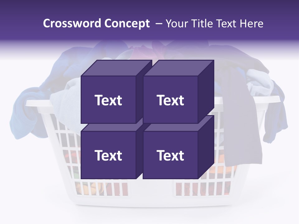 Graphic Skyscraper Cube PowerPoint Template