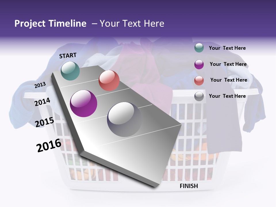 Graphic Skyscraper Cube PowerPoint Template
