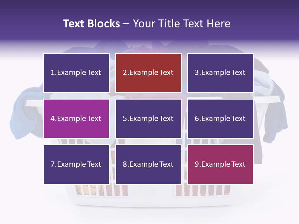 Graphic Skyscraper Cube PowerPoint Template