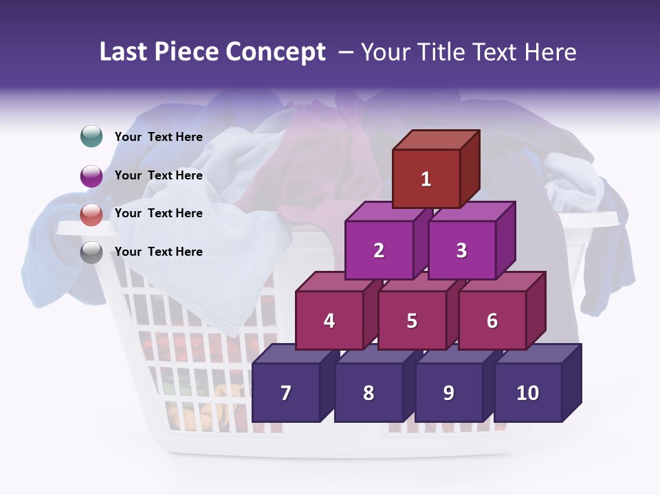 Graphic Skyscraper Cube PowerPoint Template