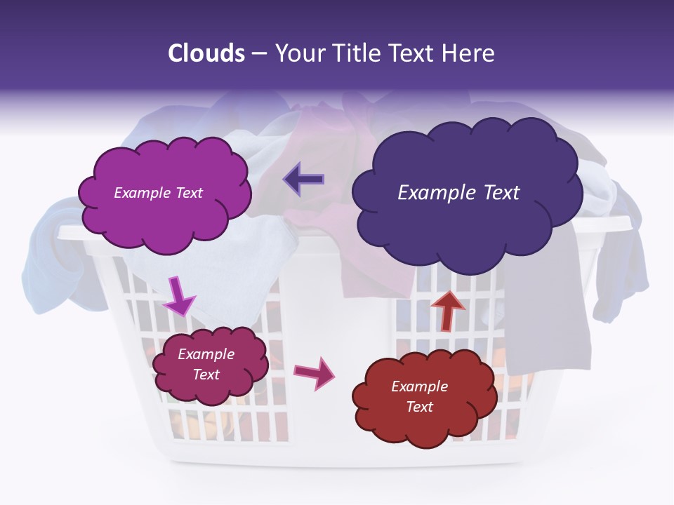 Graphic Skyscraper Cube PowerPoint Template