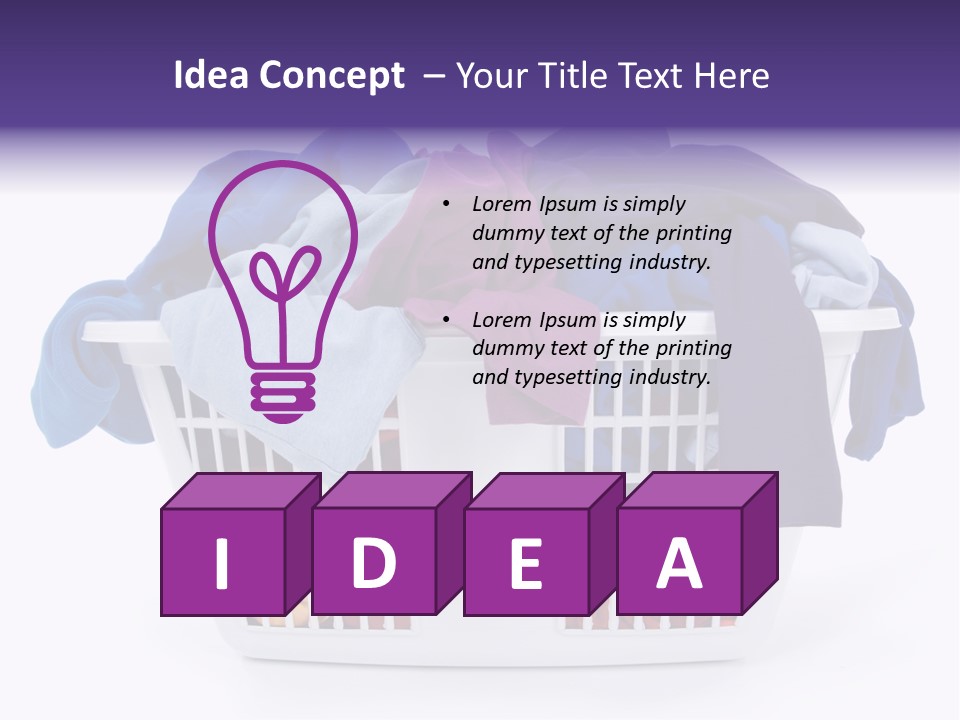 Graphic Skyscraper Cube PowerPoint Template