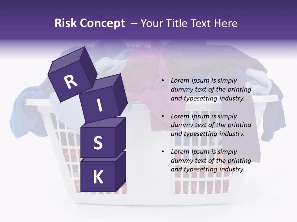 Graphic Skyscraper Cube PowerPoint Template