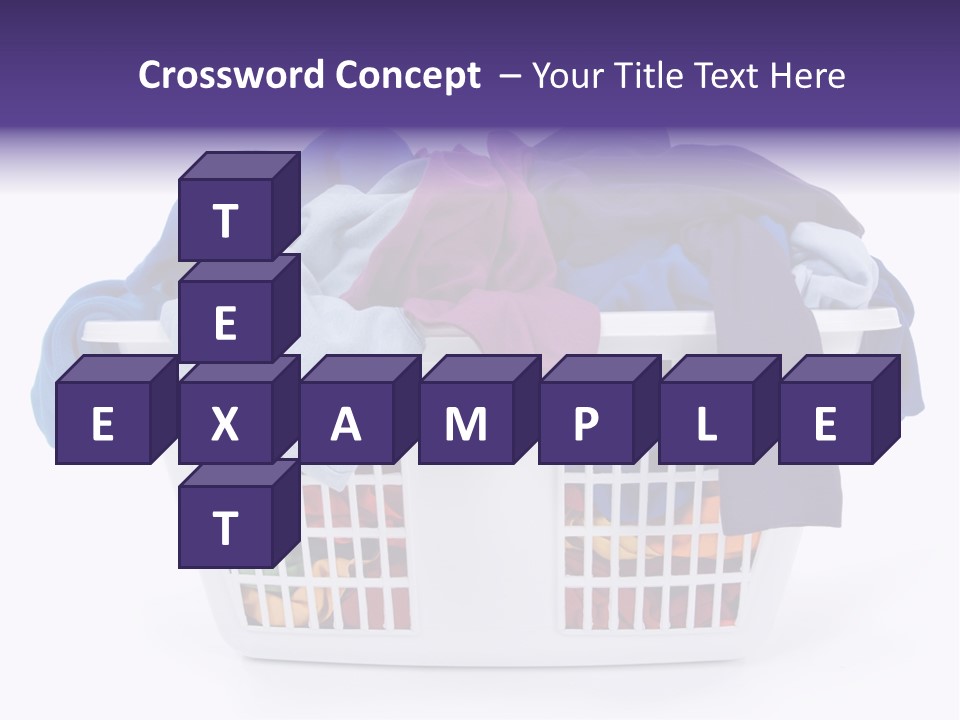 Graphic Skyscraper Cube PowerPoint Template