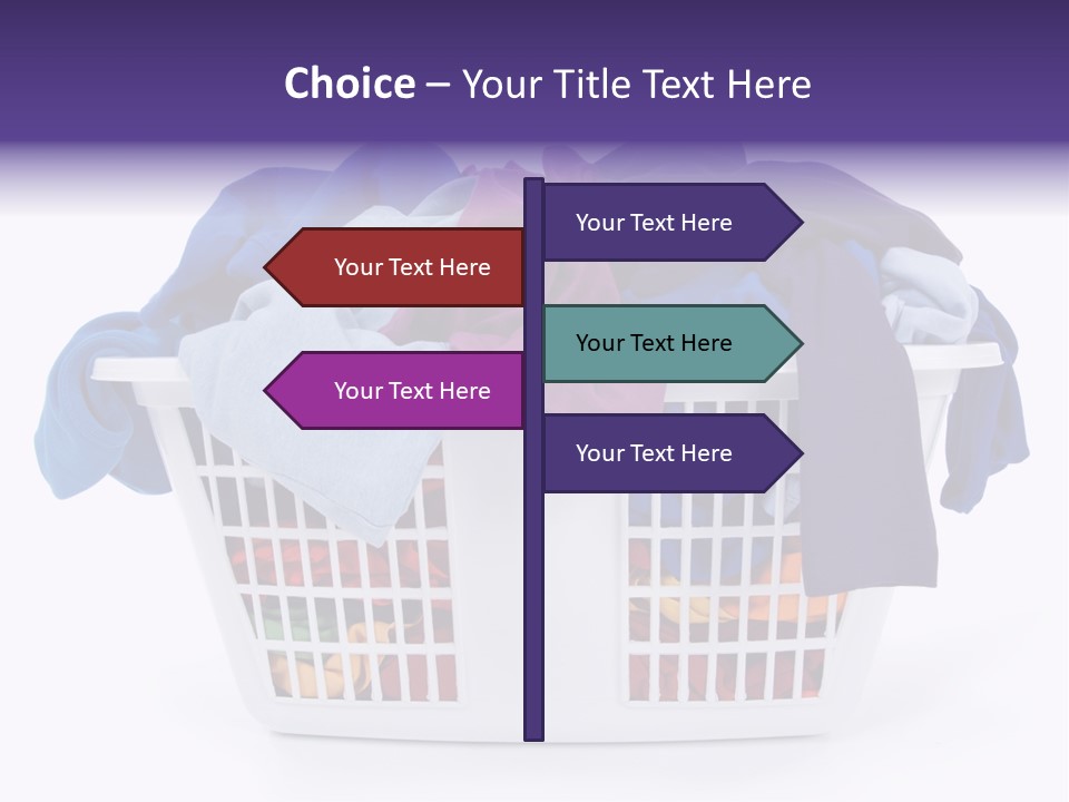Graphic Skyscraper Cube PowerPoint Template