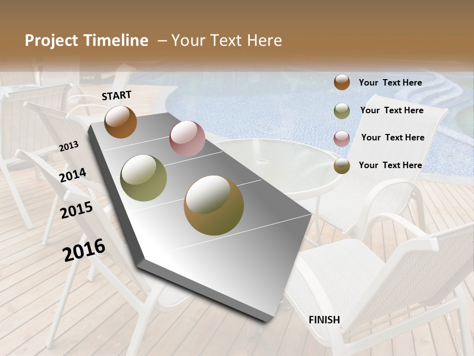Grey Planet Ball PowerPoint Template