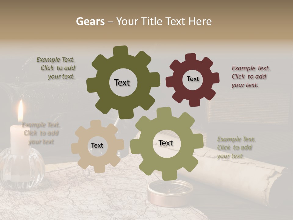 Architect Planet Cube PowerPoint Template