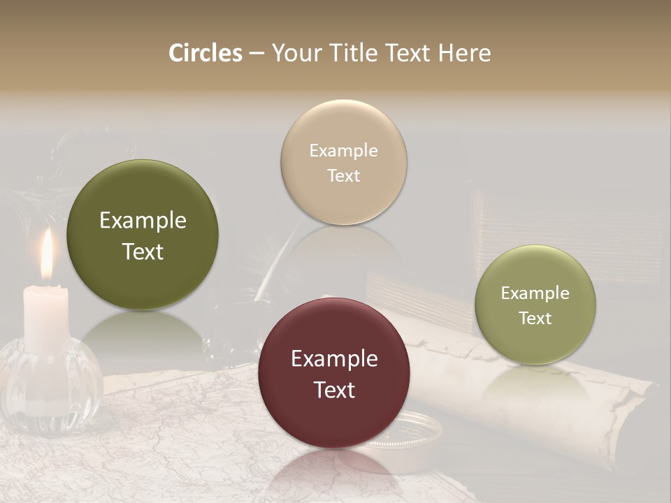 Architect Planet Cube PowerPoint Template