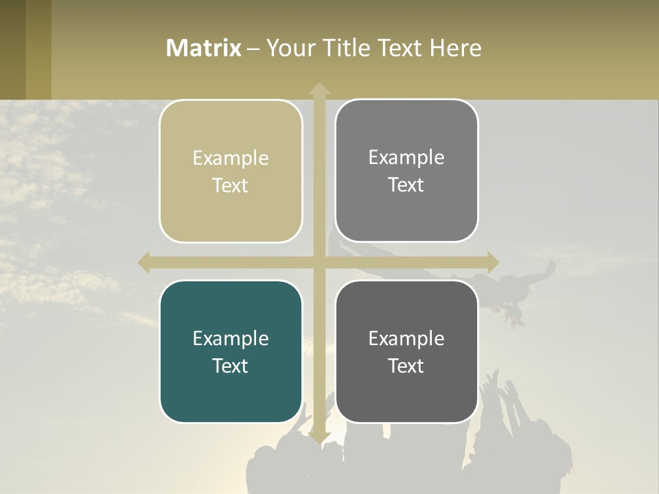 Shape Town Background PowerPoint Template