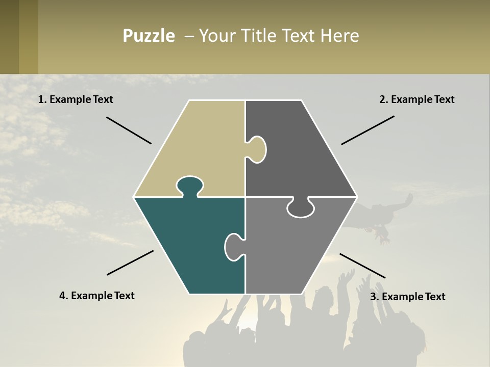 Shape Town Background PowerPoint Template