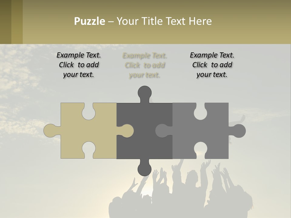 Shape Town Background PowerPoint Template