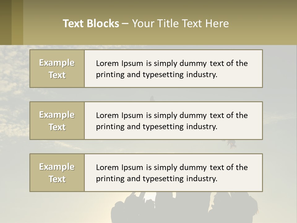 Shape Town Background PowerPoint Template