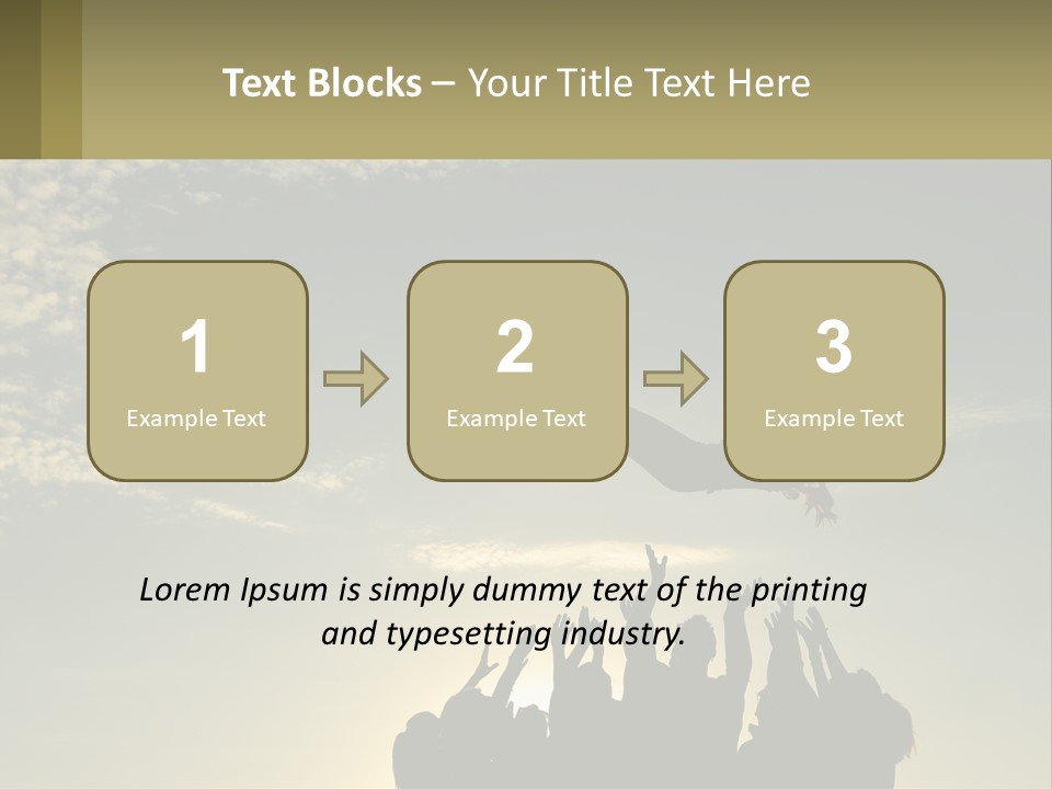 Shape Town Background PowerPoint Template