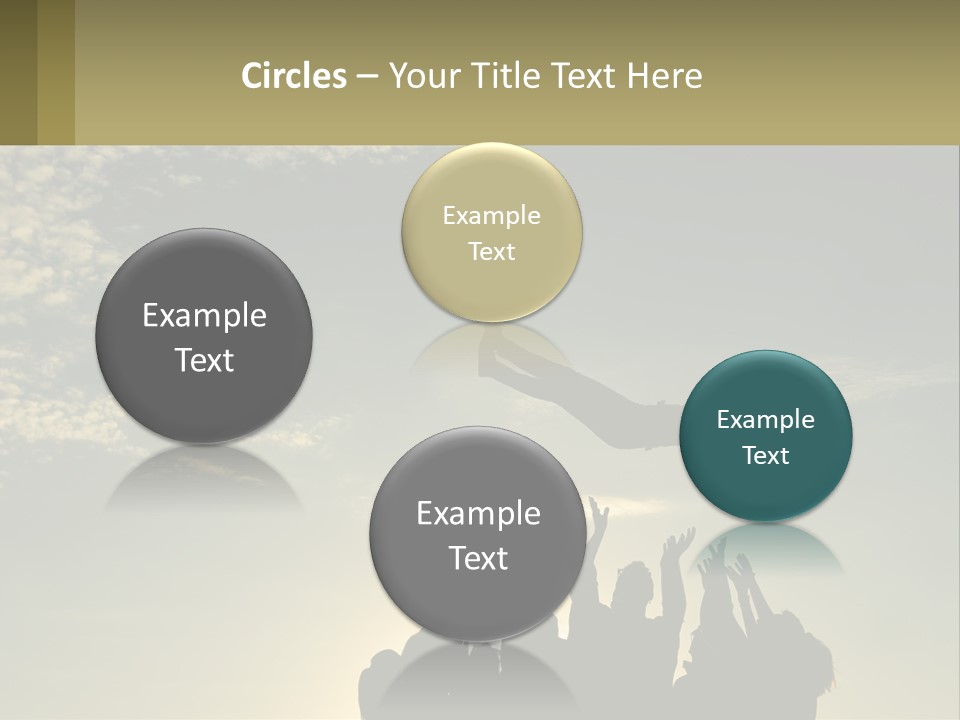 Shape Town Background PowerPoint Template