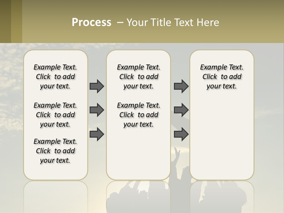 Shape Town Background PowerPoint Template