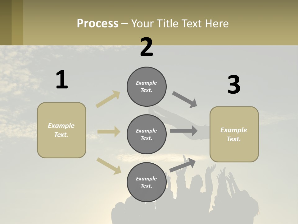 Shape Town Background PowerPoint Template