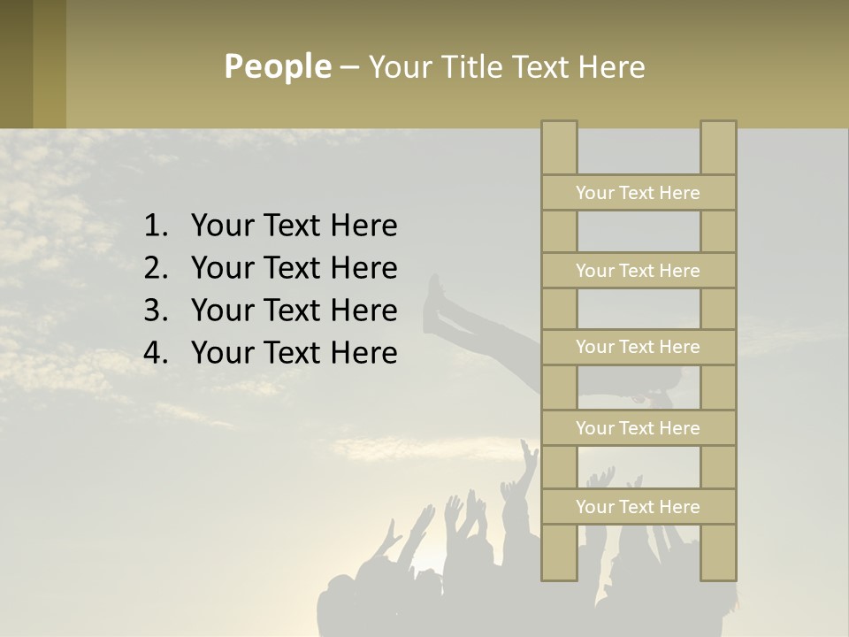 Shape Town Background PowerPoint Template