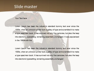 Cityscape Downtown Global PowerPoint Template