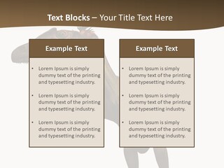 Cityscape Downtown Global PowerPoint Template