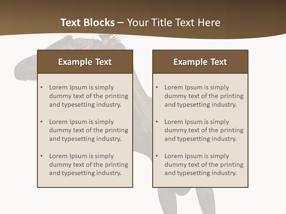 Cityscape Downtown Global PowerPoint Template