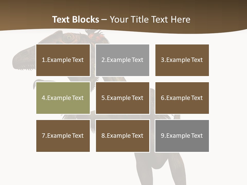 Cityscape Downtown Global PowerPoint Template