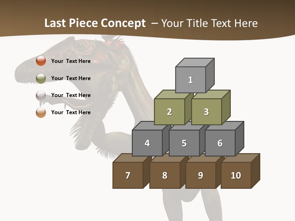 Cityscape Downtown Global PowerPoint Template