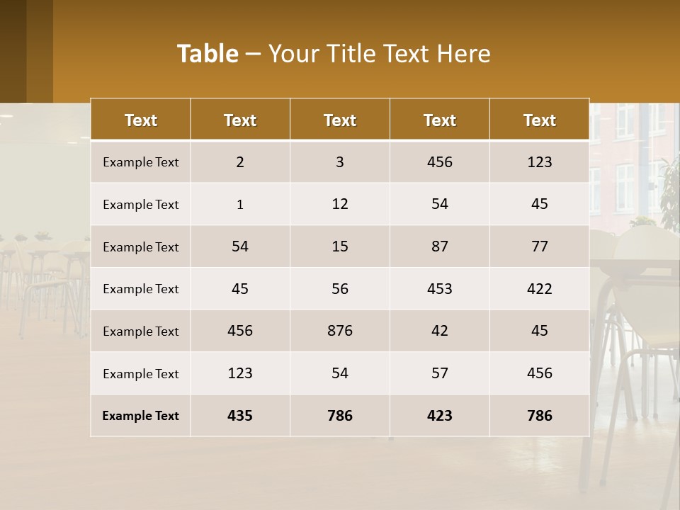 View Graphic High PowerPoint Template