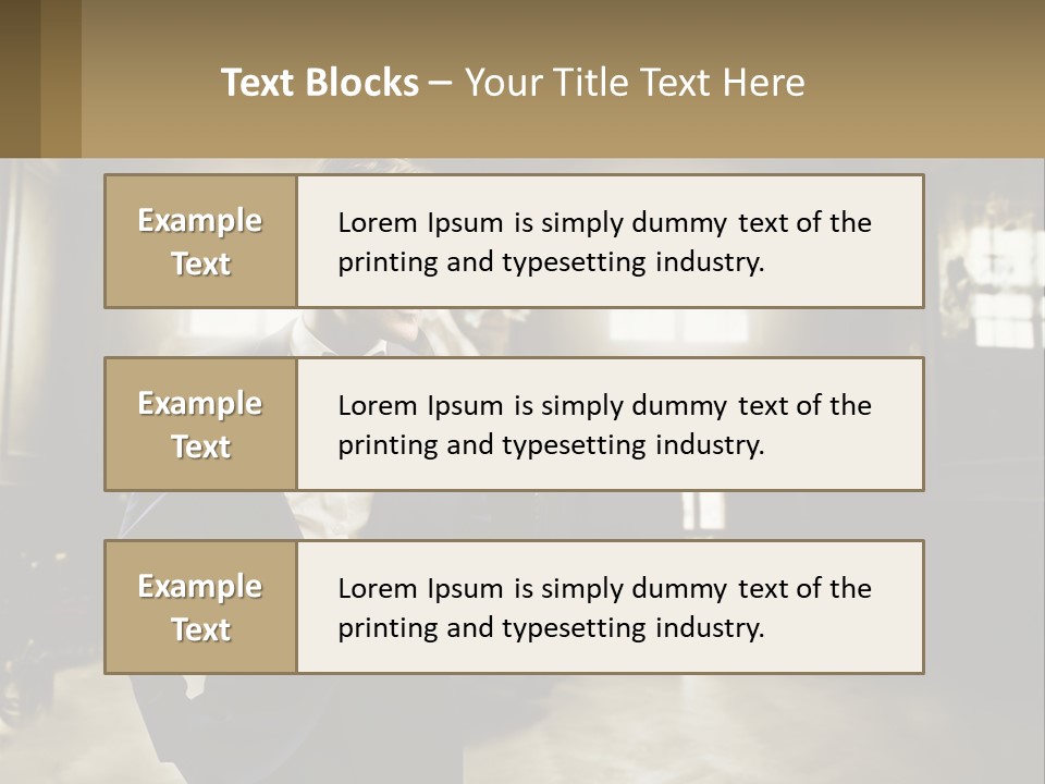 Building Black World PowerPoint Template
