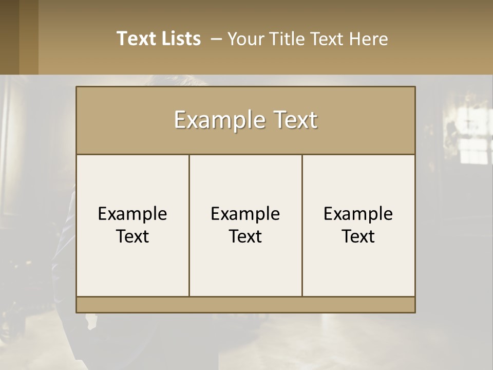 Building Black World PowerPoint Template