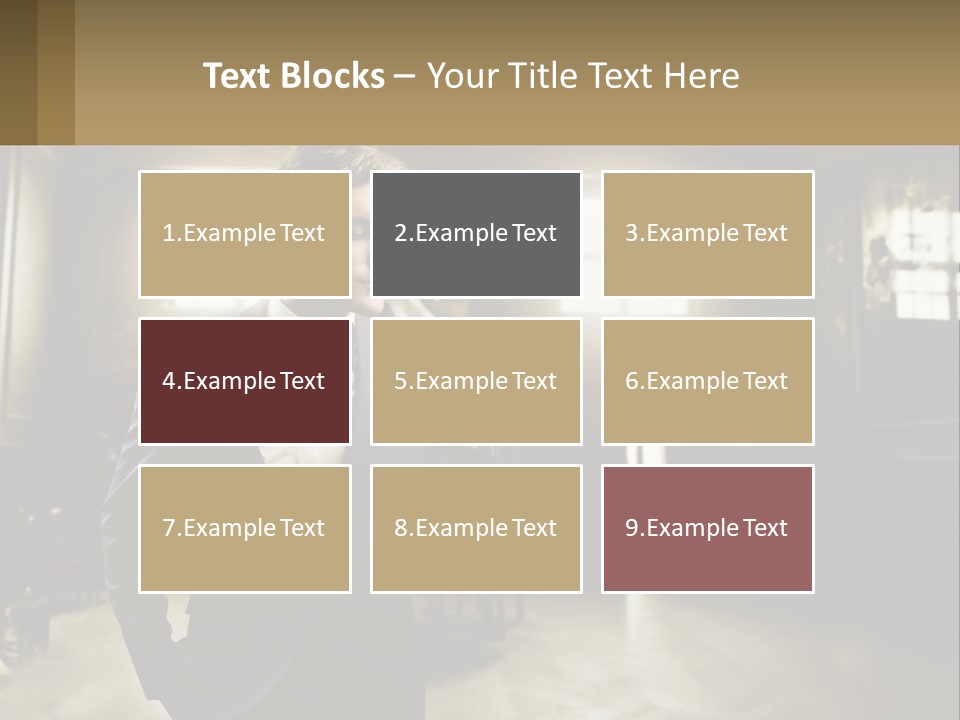 Building Black World PowerPoint Template