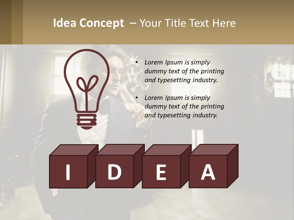 Building Black World PowerPoint Template