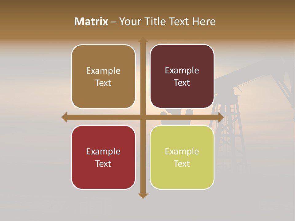 Light Skyscraper Planet PowerPoint Template