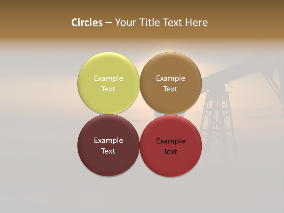 Light Skyscraper Planet PowerPoint Template