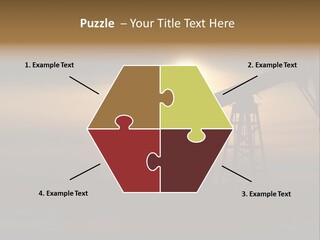 Light Skyscraper Planet PowerPoint Template