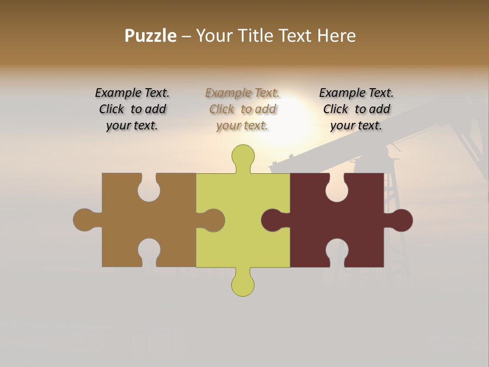 Light Skyscraper Planet PowerPoint Template