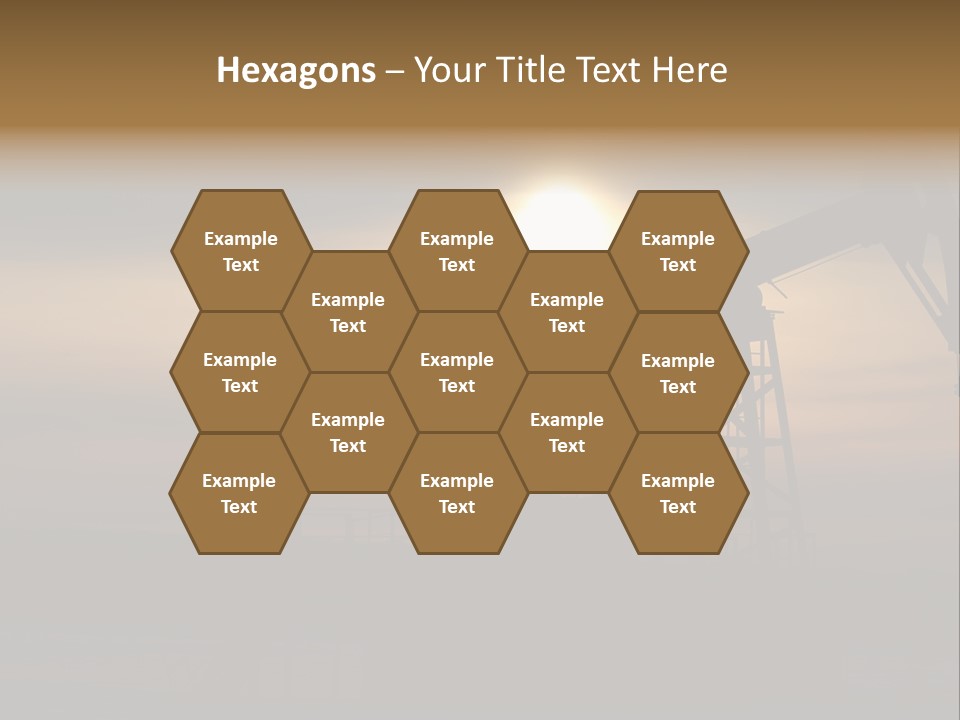 Light Skyscraper Planet PowerPoint Template