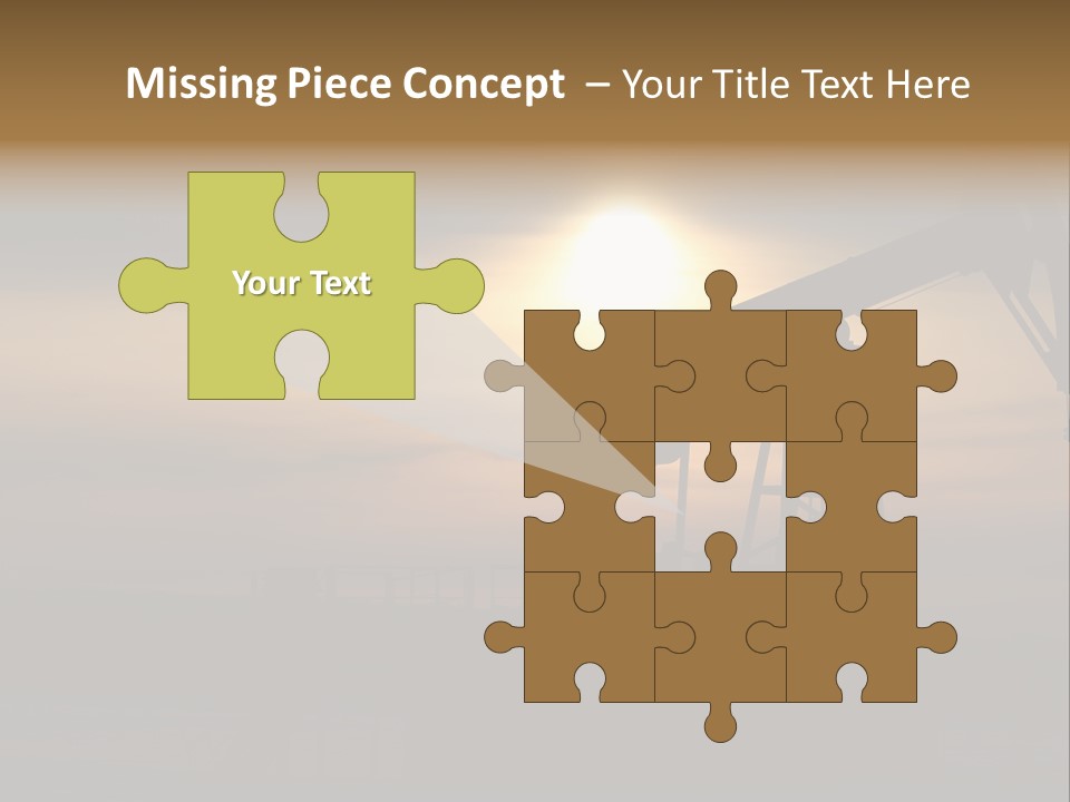 Light Skyscraper Planet PowerPoint Template