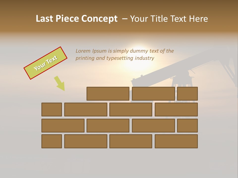 Light Skyscraper Planet PowerPoint Template