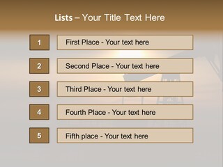 Light Skyscraper Planet PowerPoint Template