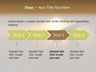 Light Skyscraper Planet PowerPoint Template